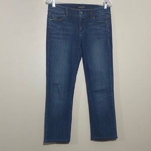 White House Black Market slim Ankle crop jean Sz:2
